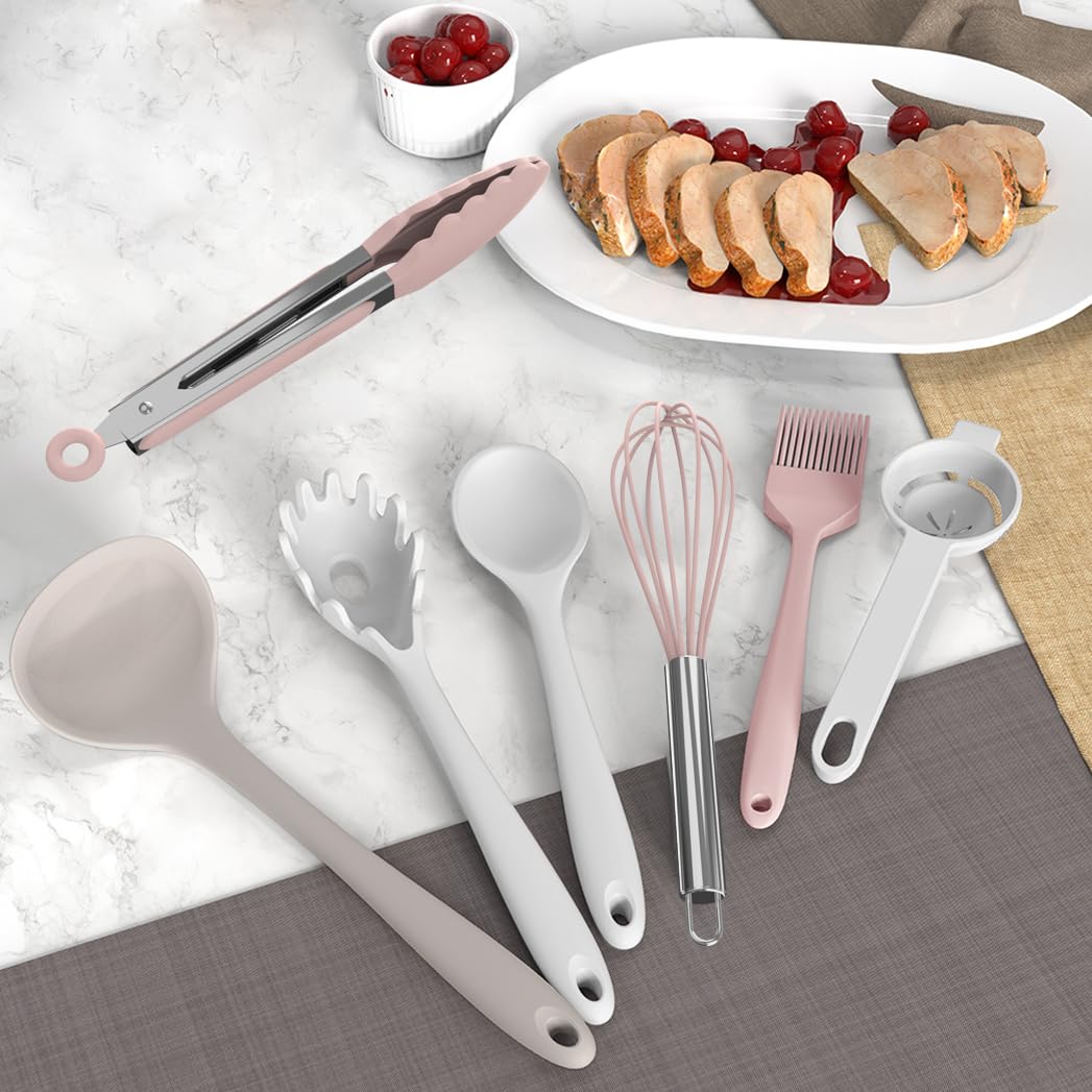 AOTHOD deep soup ladle for serving broths smoothly without splashing.