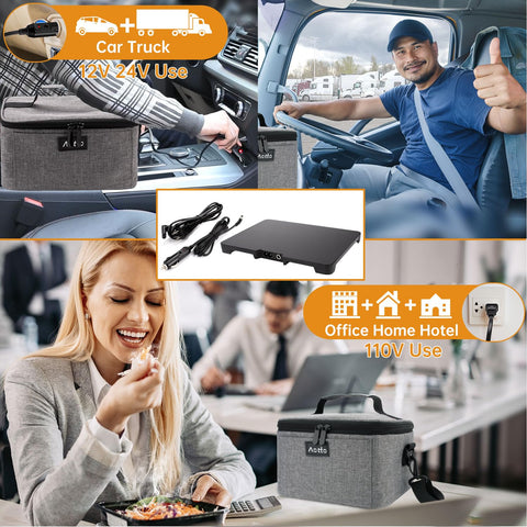 Aotto portable oven features automatic temperature control for even heating.