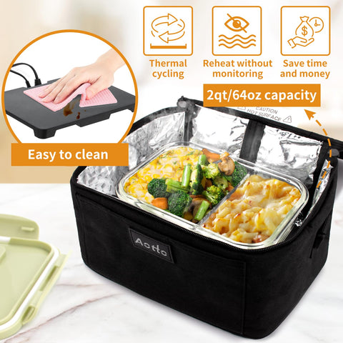 Aotto portable oven in travel bag visual communicates convenience during trips.