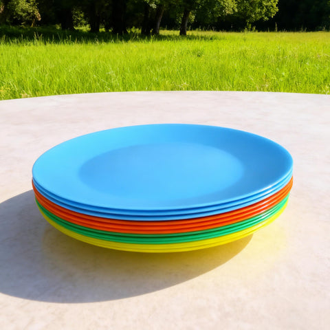 AOYITE dinnerware suitable for outdoor use at barbecues and travel