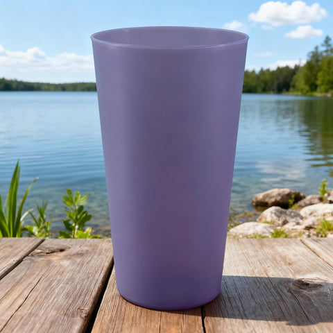 AOYITE grey stone cups on a picnic blanket for al fresco dining