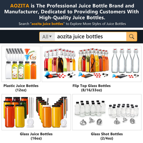 AOZITA bottle labels help you quickly identify flavors and batch ideas.