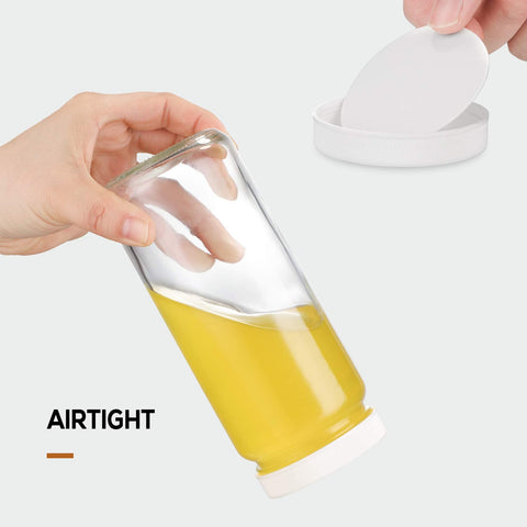 AOZITA bottles fit in the fridge and stay crystal clear.