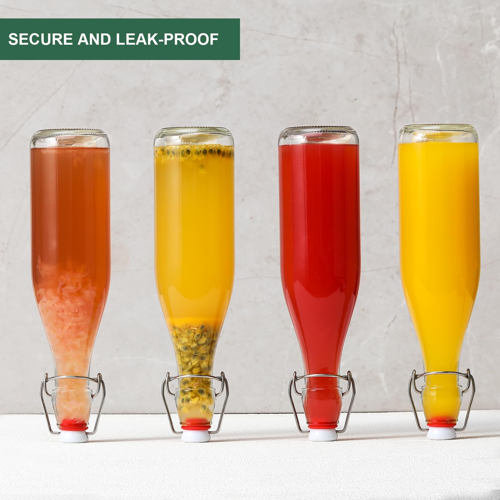 AOZITA bottle pourers included for smooth pouring