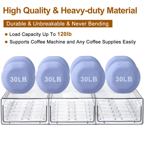 AOZITA compact counter-top design fits under coffee makers.