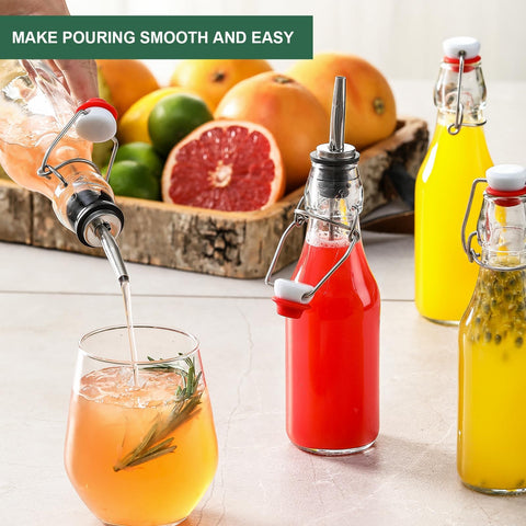 AOZITA dishwasher-safe glass bottle makes cleaning and reuse easy