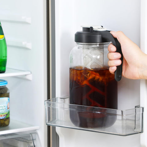 AOZITA versatile pitcher great for tea, cold brews, and infused waters