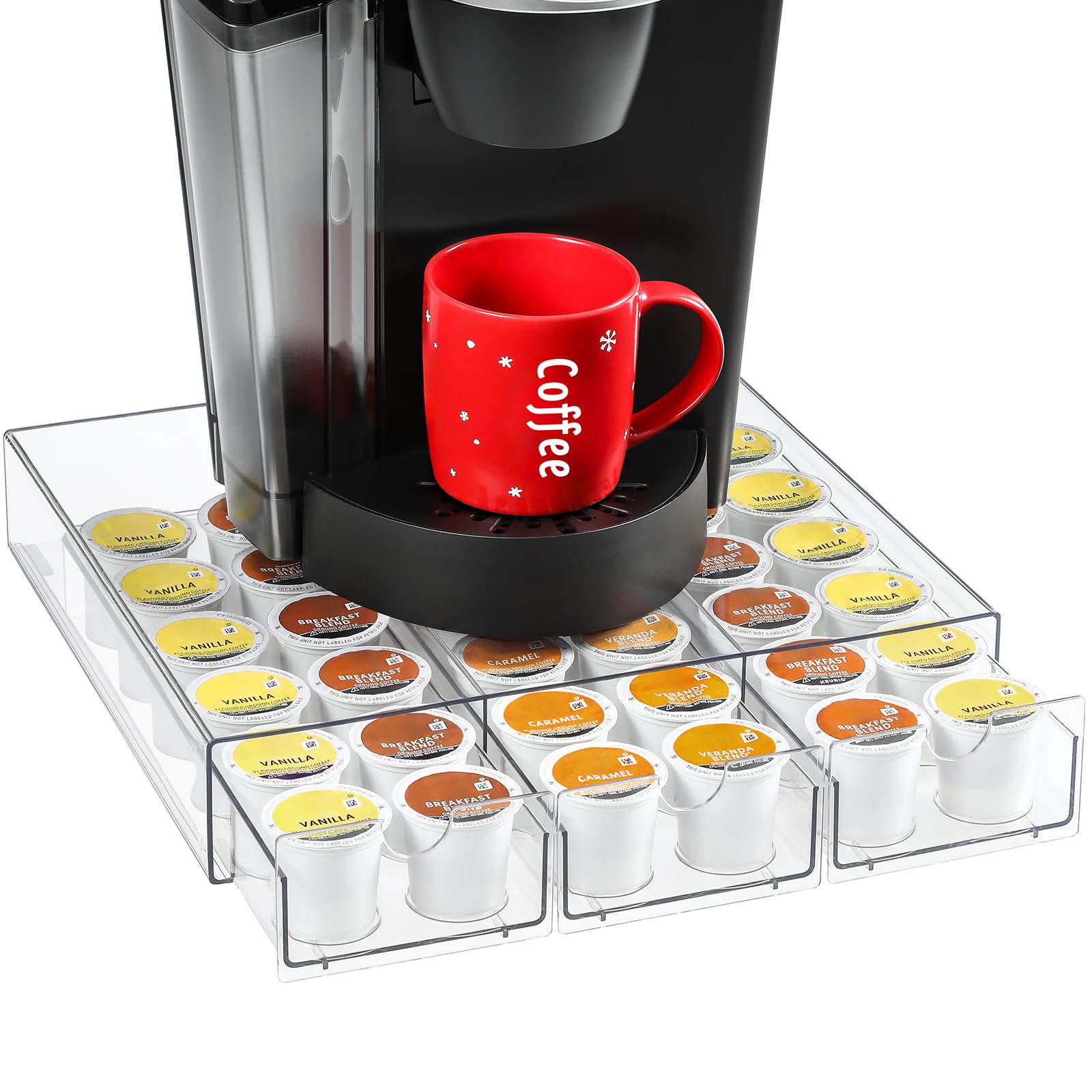 AOZITA food-grade acrylic ensures safe pod storage.