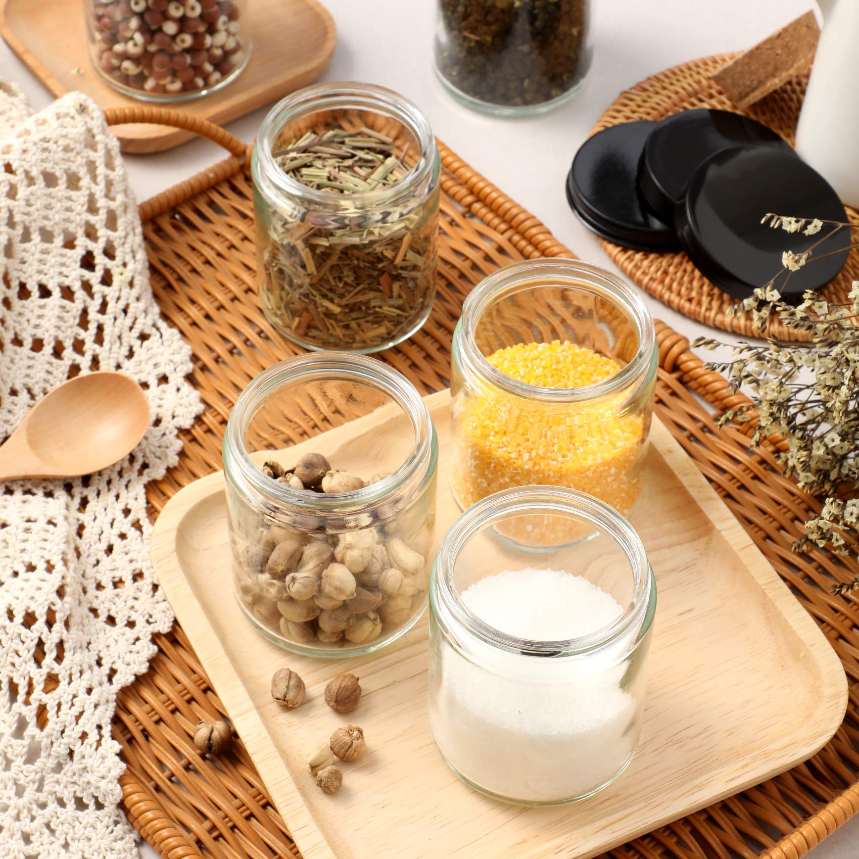AOZITA food-grade jars keep contents fresh and organized