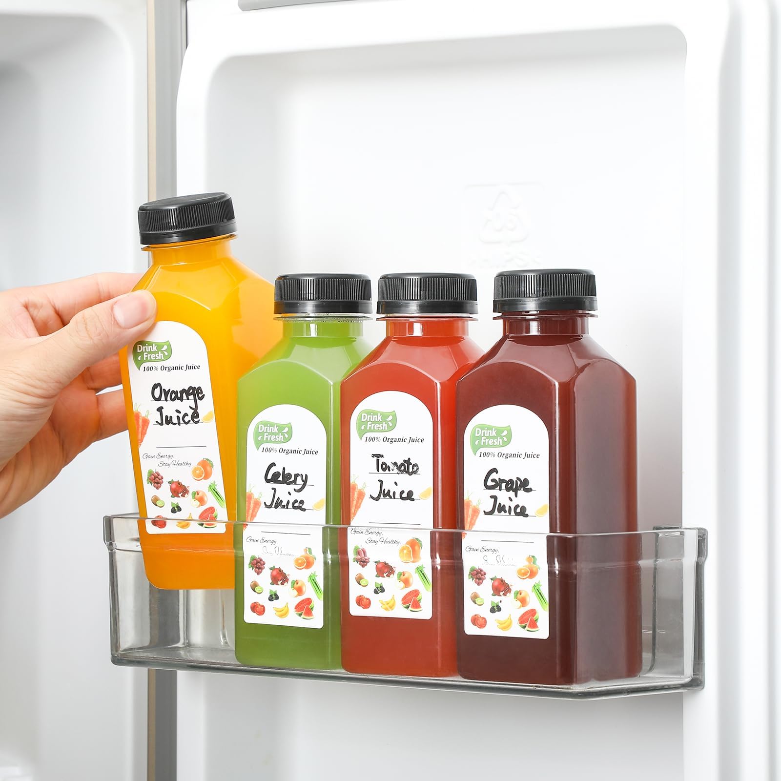 AOZITA juice storage bottles simplify batch-prep and gifting.