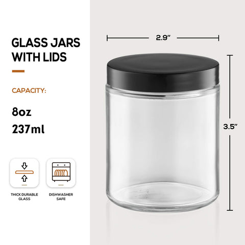 AOZITA metal lid on jar for durable candle making