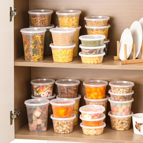 AOZITA microwave-freezer-dishwasher-safe containers for reheating and storage.