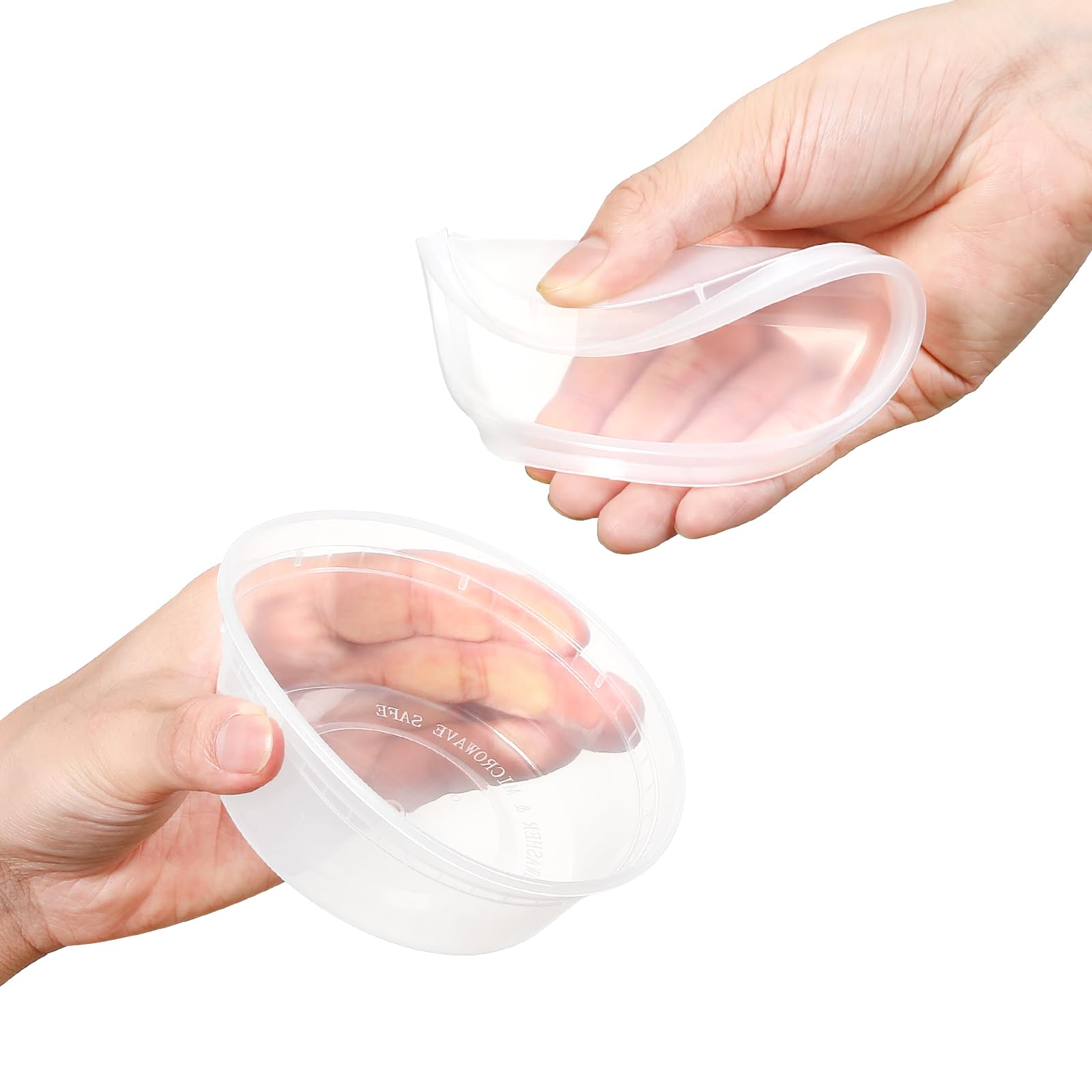 AOZITA microwave-safe deli containers ready for reheating leftovers.
