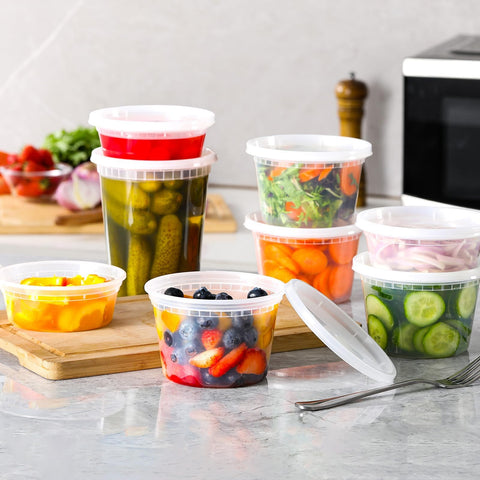 AOZITA microwave-safe deli containers for reheating meals safely