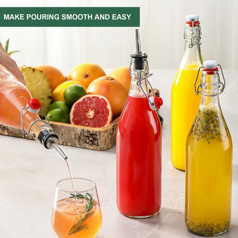 AOZITA silicone funnels help fill liquids cleanly for brewing and kitchen tasks.