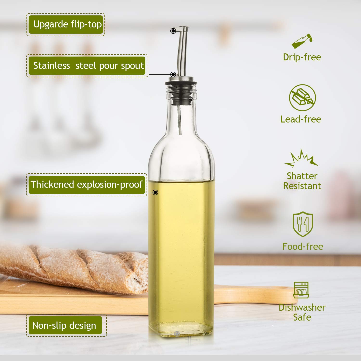 AOZITA stainless steel funnel for clean refills