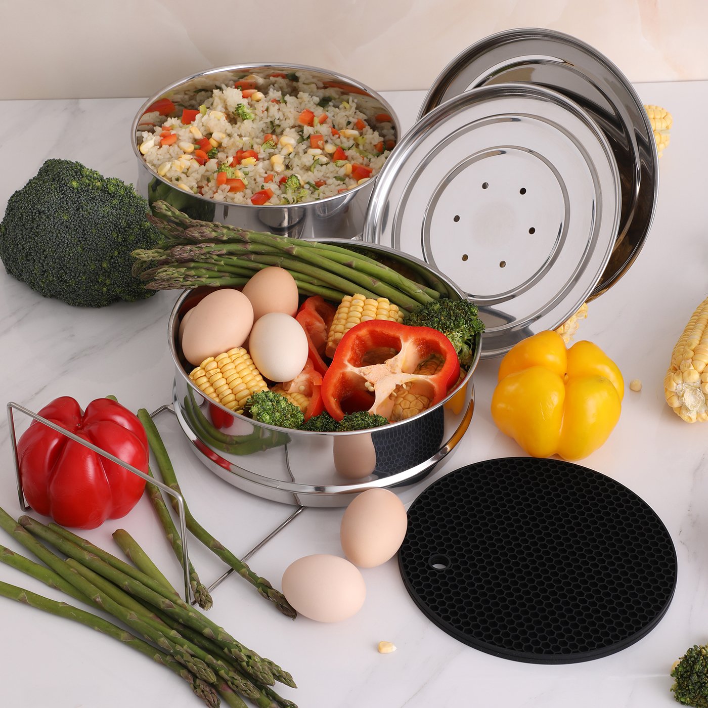 AOZITA 5/6/8-quart cooker compatibility for versatile use