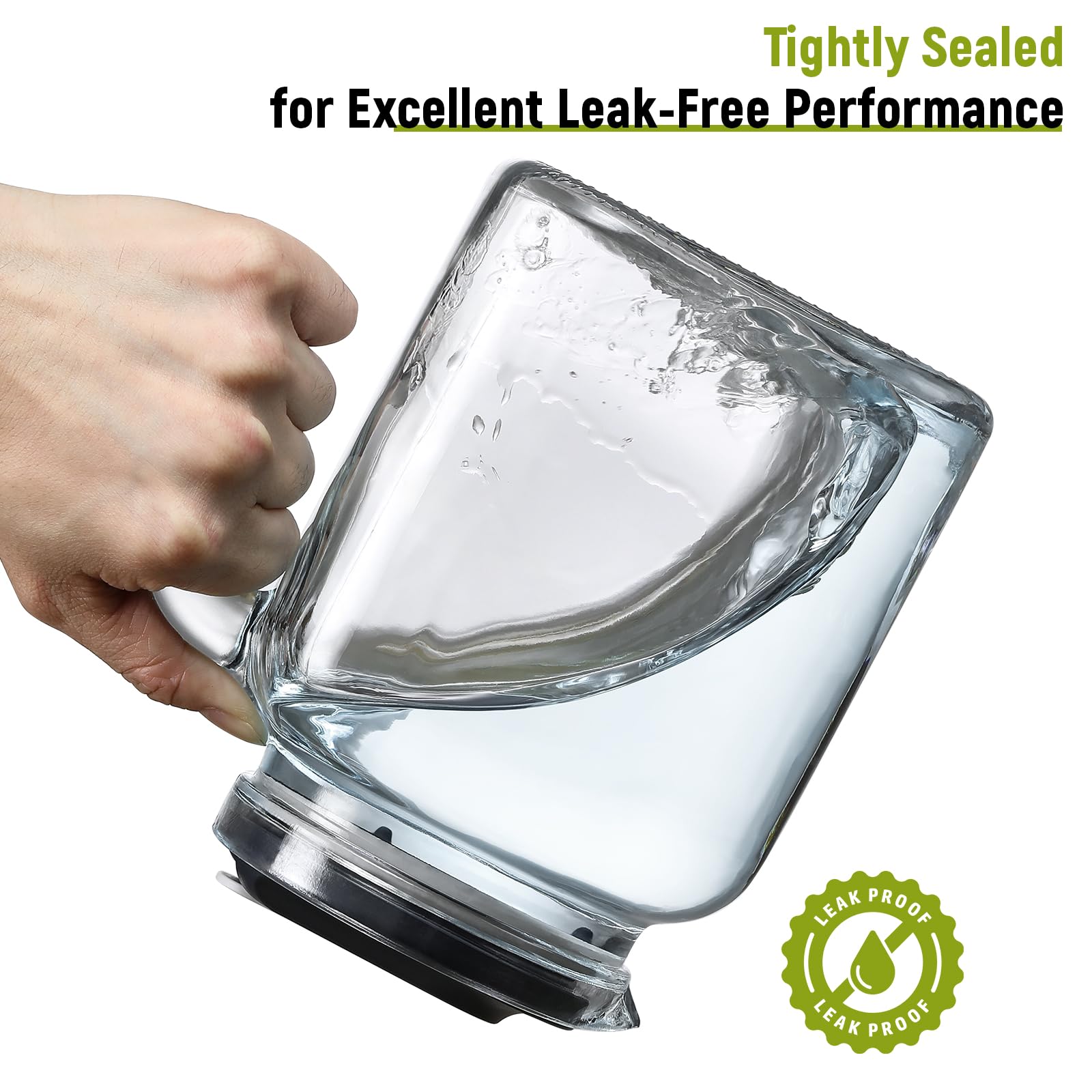AOZITA thickened BPA-free glass delivers daily durability