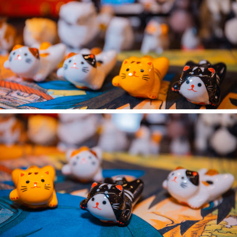 AP ARTSPER cat chopstick holder suitable for office and cafe tables