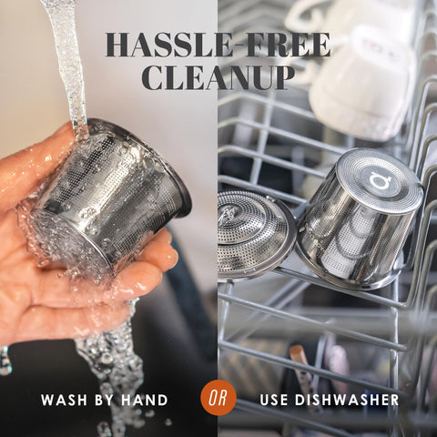 Apace Living easy-clean tea set rinses quickly after use.