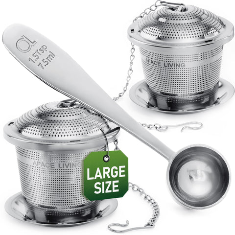 Apace Living ultra-mesh tea infuser showcasing compact micro-holes for richer aroma.
