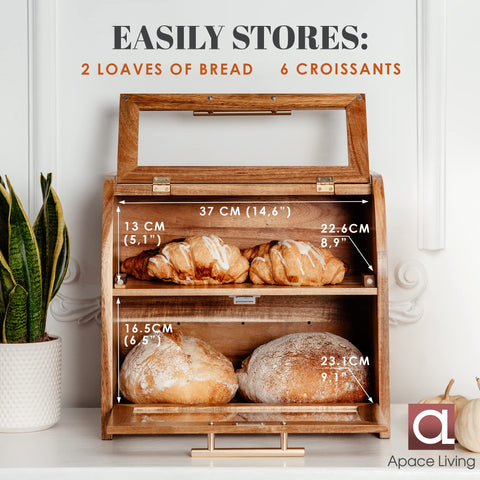 Apace Living Arise air vents balance humidity to help preserve crust and crumb