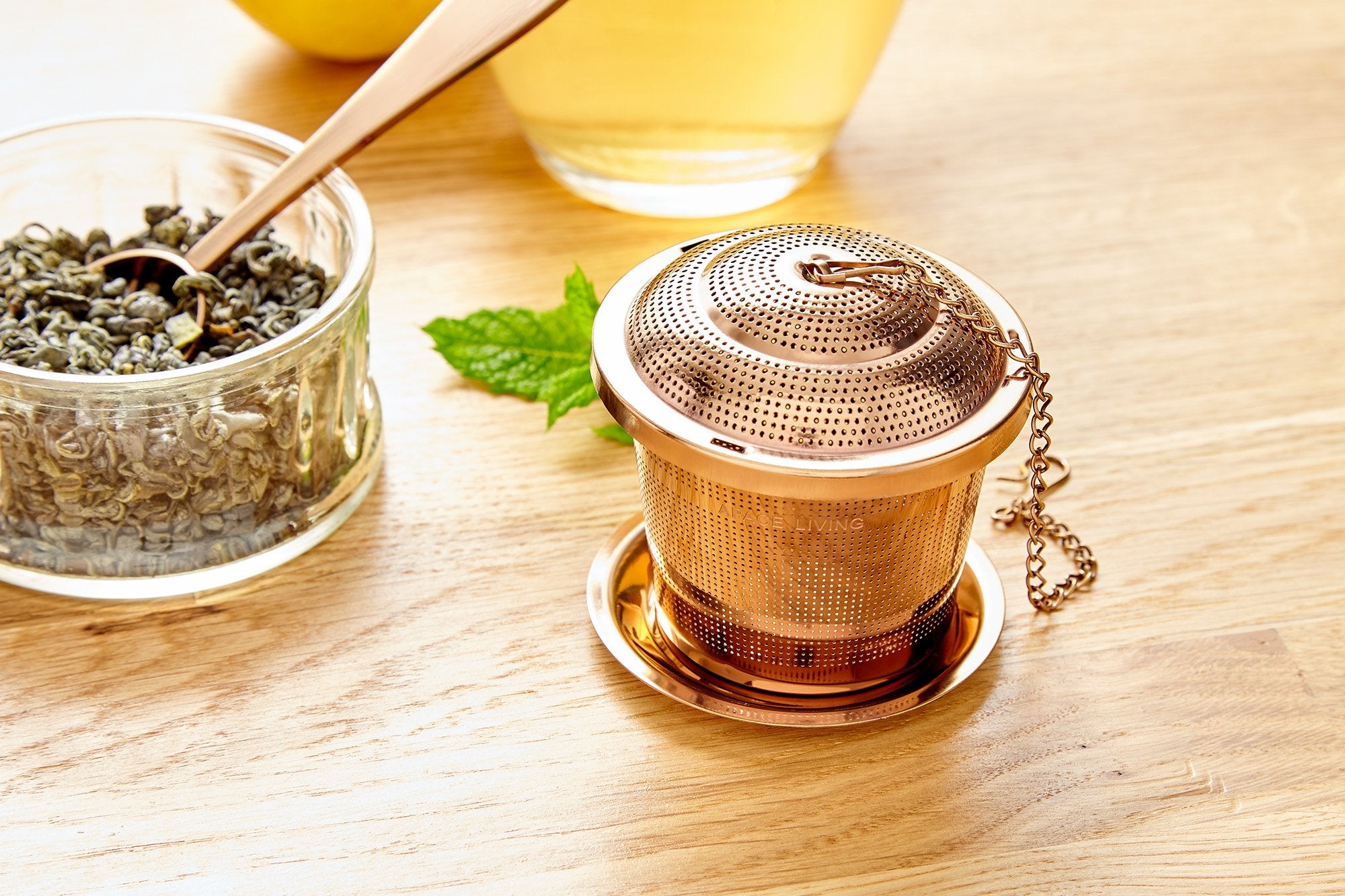 Gift-ready tea infuser set from Apace Living for tea lovers.