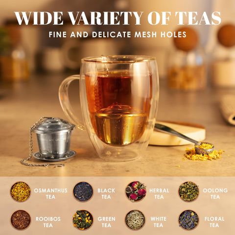 Apace Living stainless steel tea scoop measures perfect portions for consistent brews.