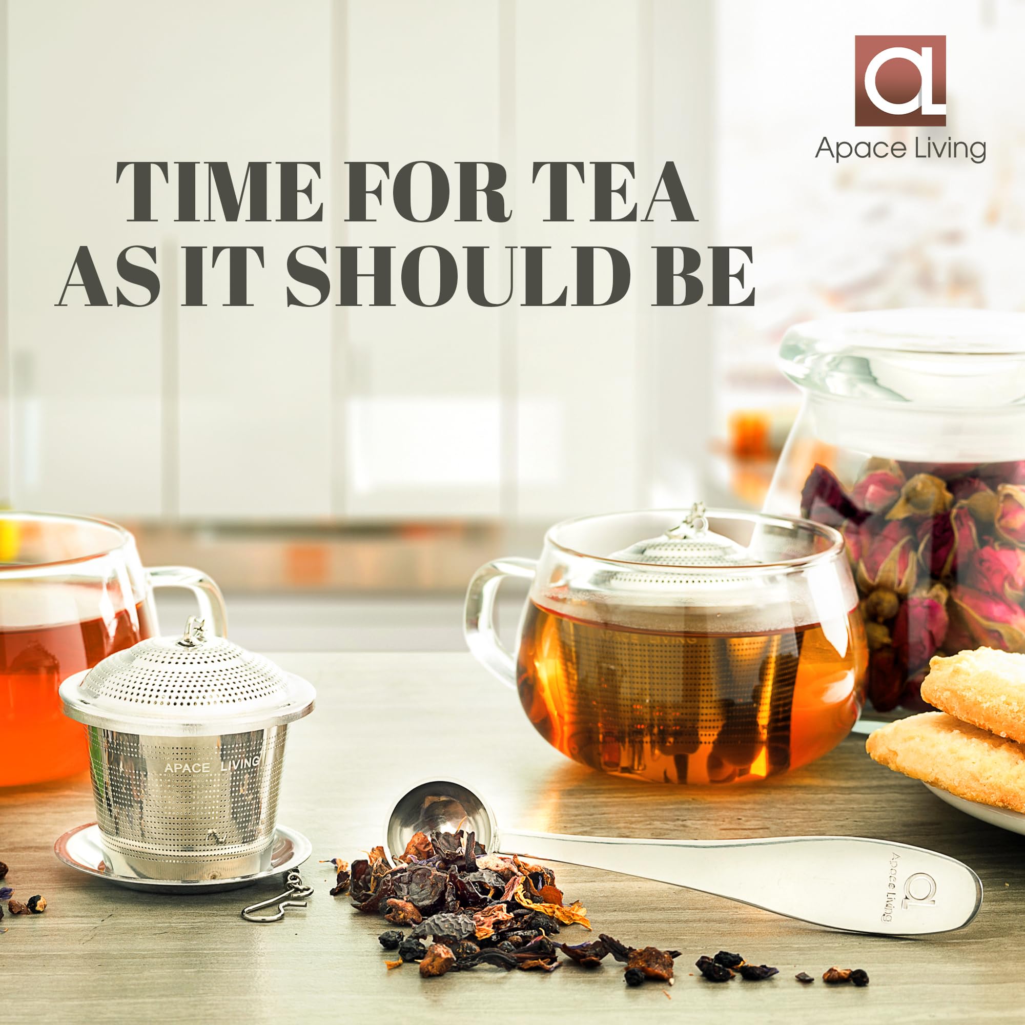 Apace Living two-pack infusers lets you brew for guests or multiple cups.