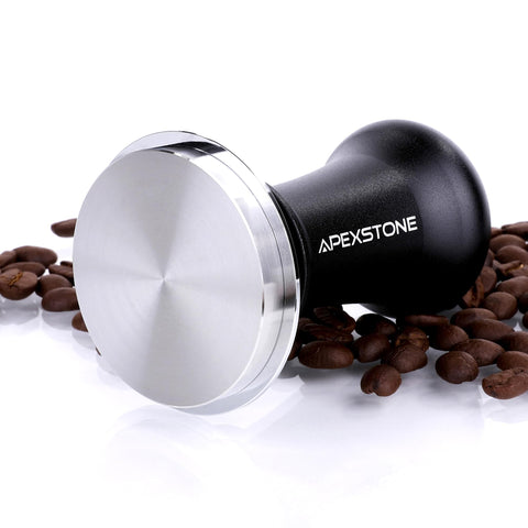 Apexstone coffee tamper weighs 0.66 lbs for balanced, stable tamping