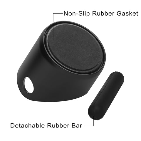 Apexstone rubber knock box highlighting durable construction and scratch protection.