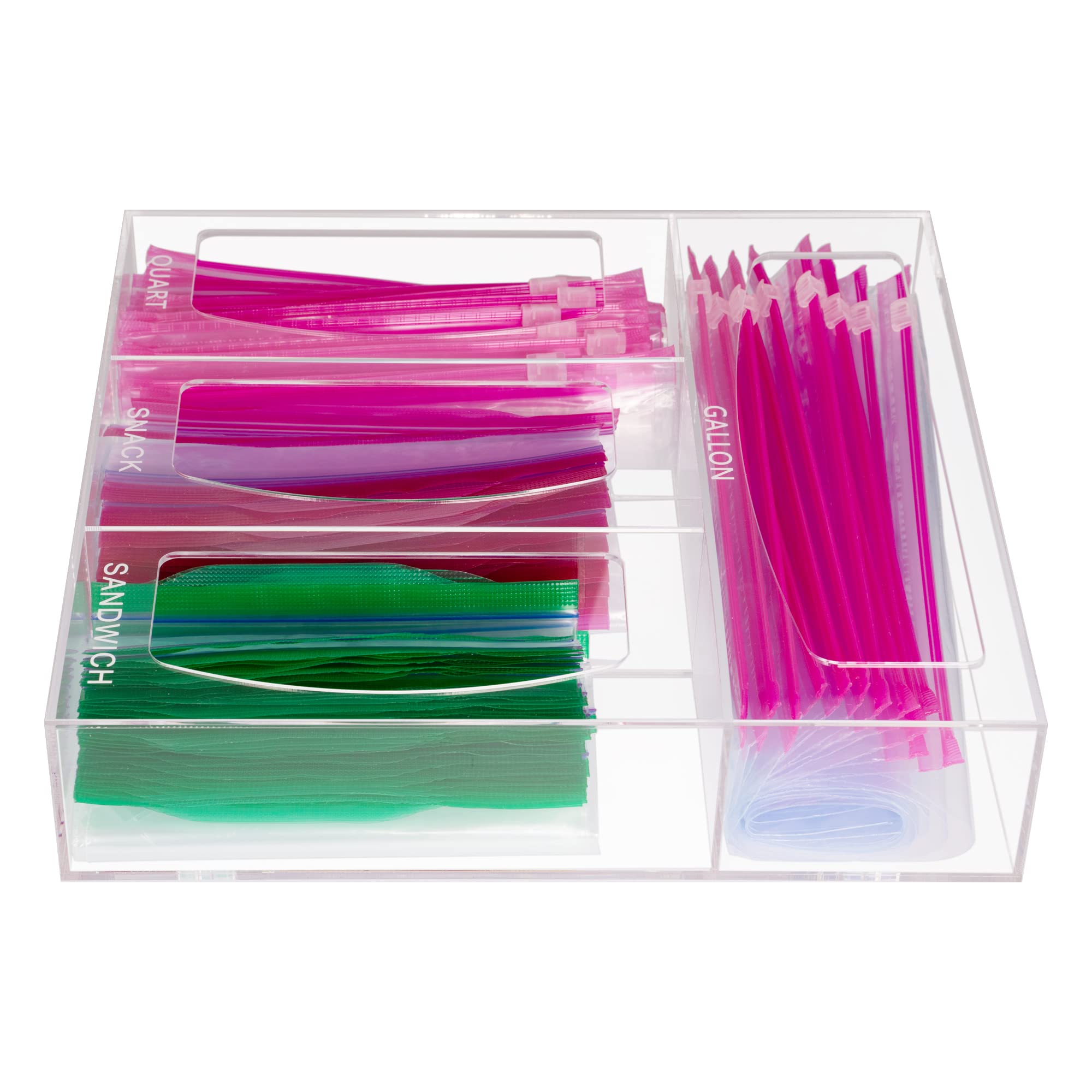 Aphbrada 4-piece set fits most bag brands for versatile organization in drawers.