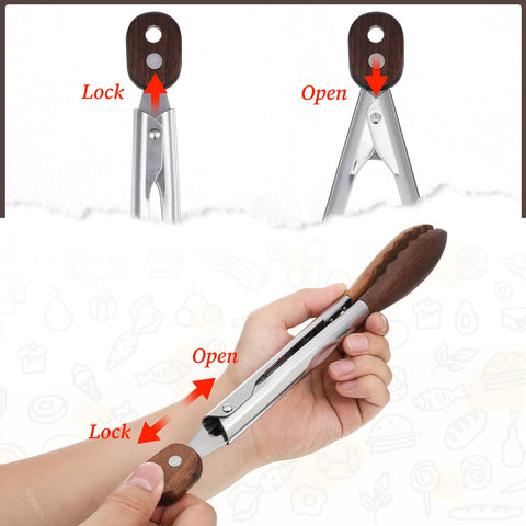 Aphumedc non-slip-grip-tongs comfortable handling during flipping.