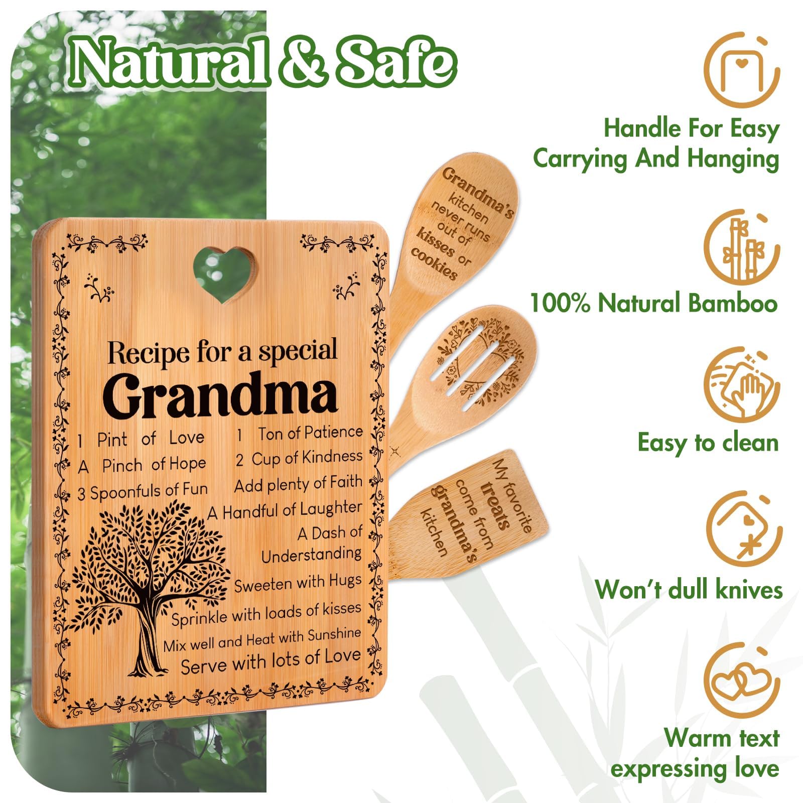 Apjielop eco-friendly bamboo material with natural texture and durability.