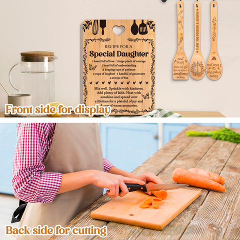 Apjielop ladle with laser-engraved message, ideal for thoughtful gifting