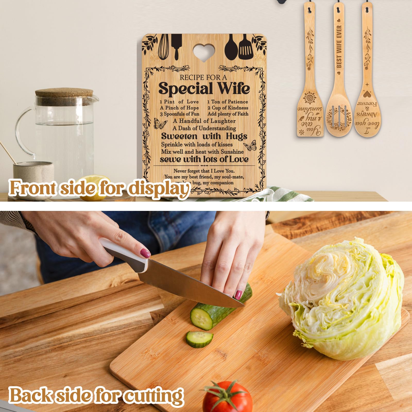 Apjielop Recipe Special Wife colander, natural bamboo with great moisture absorption.