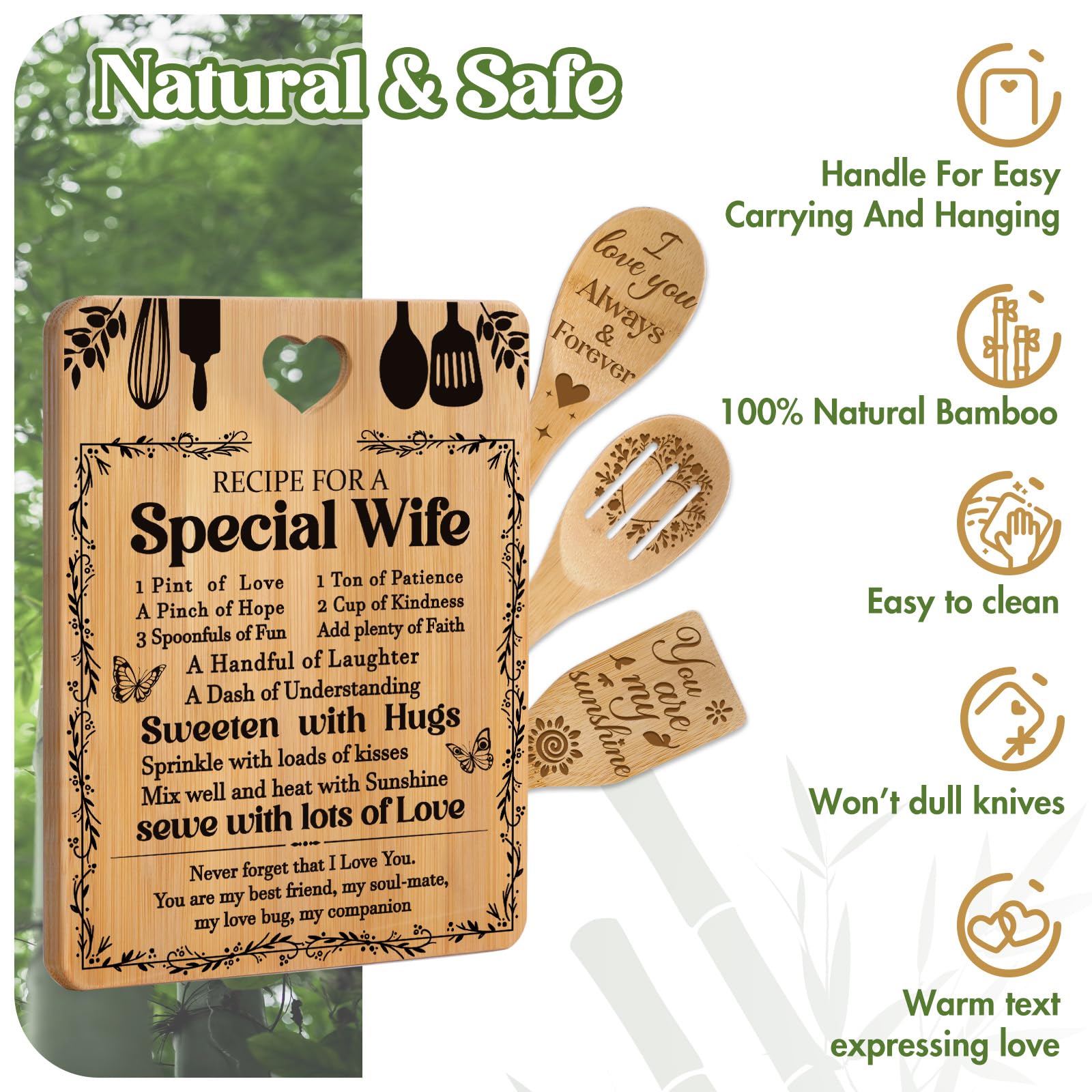 Apjielop packaging presents a gift-ready set for her.