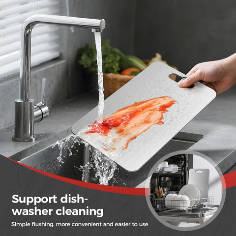 APMRQIB titanium cutting board BPA-free and non-toxic for peace of mind in the kitchen