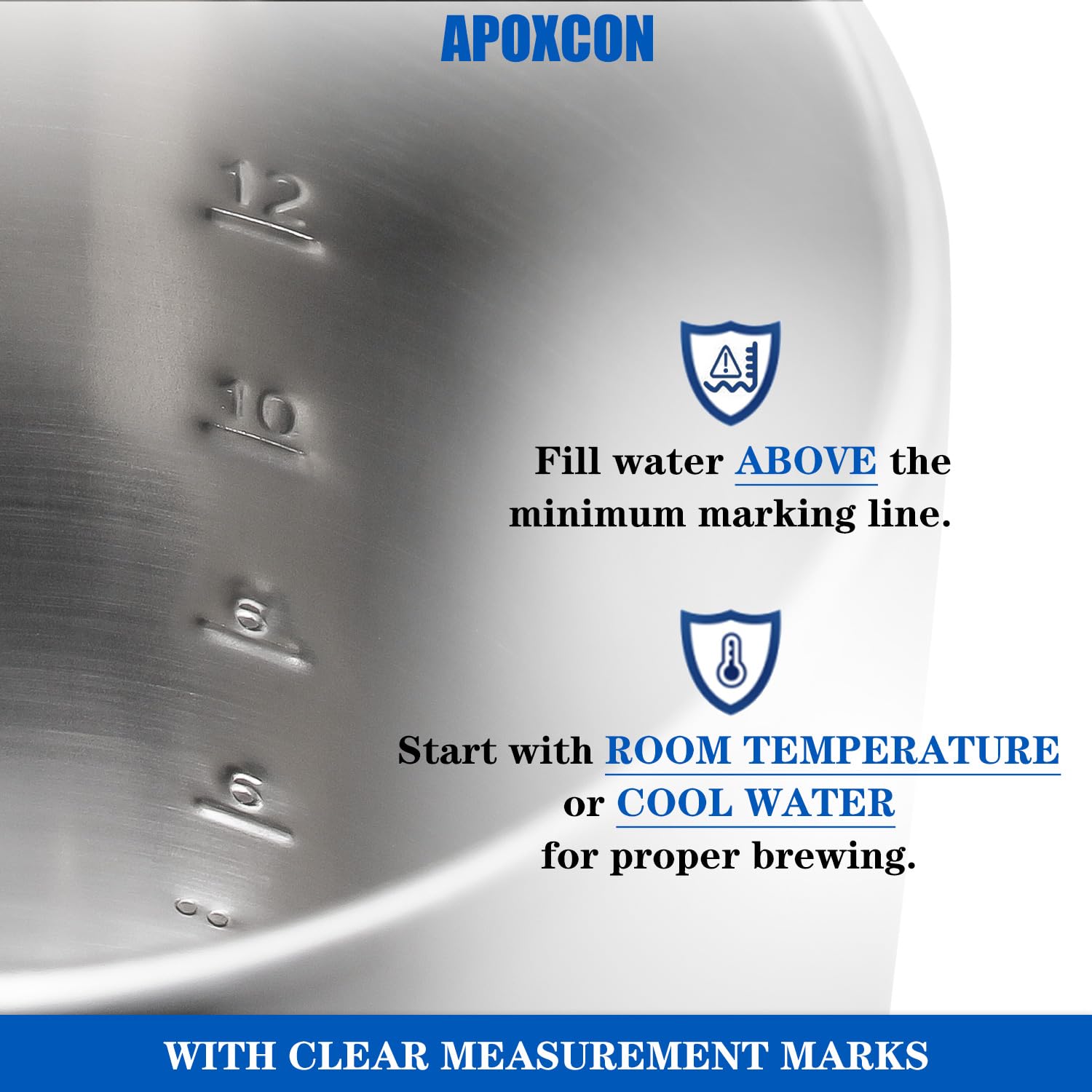 APOXCON 12-cup capacity is ideal for small offices
