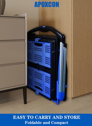 APOXCON 360-degree swivel wheels improve maneuverability in tight aisles