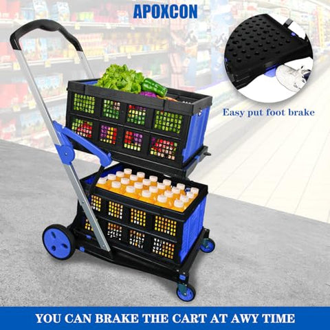 APOXCON cart aluminum frame highlights durability for heavy everyday use