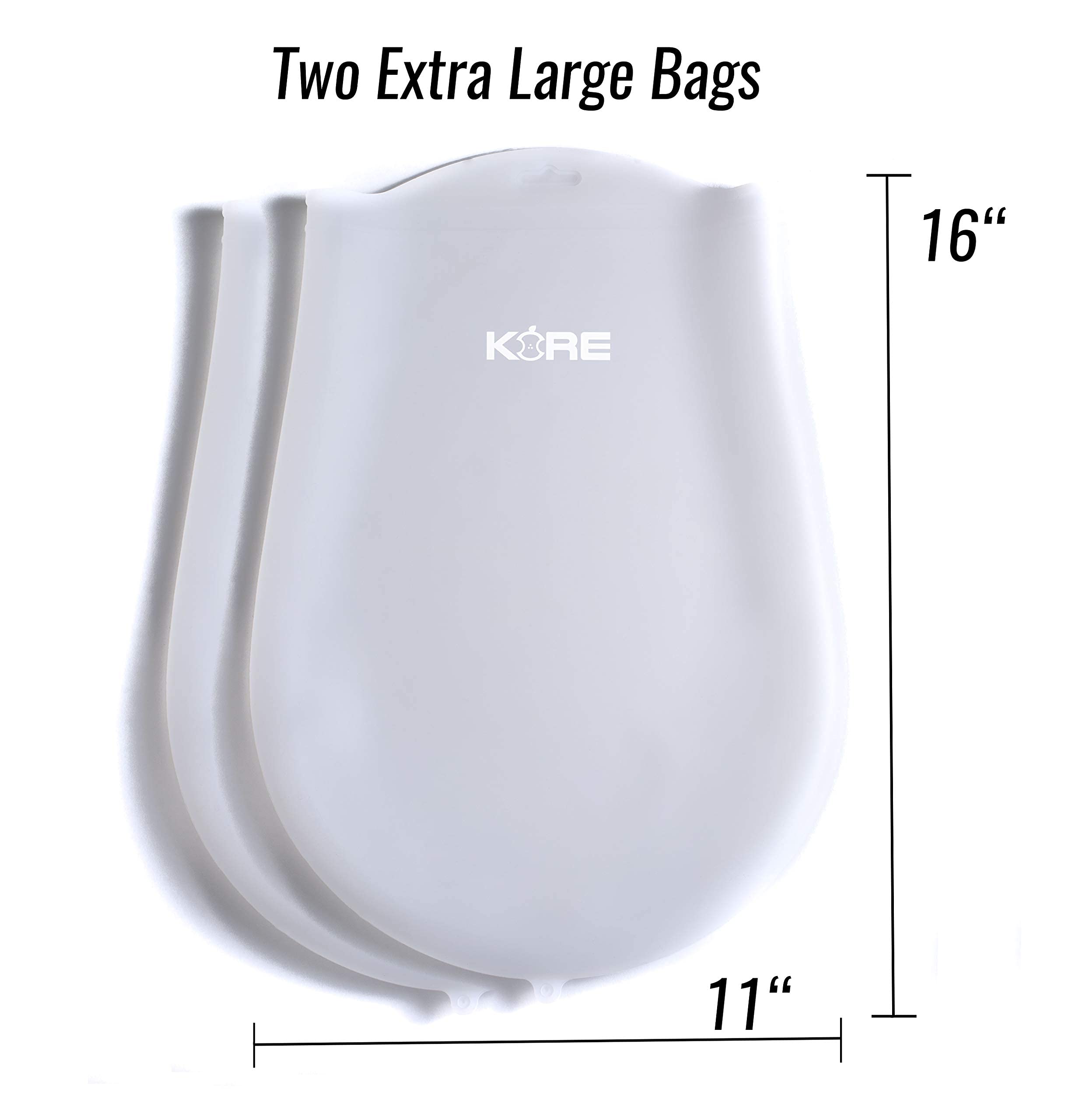 AppleKoreLiving BPA-free plastic-free silicone bags for safer meals.