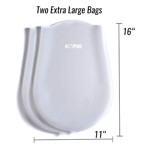 AppleKoreLiving BPA-free plastic-free silicone bags for safer meals.