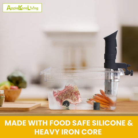 AppleKoreLiving silicone-coated magnets provide strong hold and easy cleaning