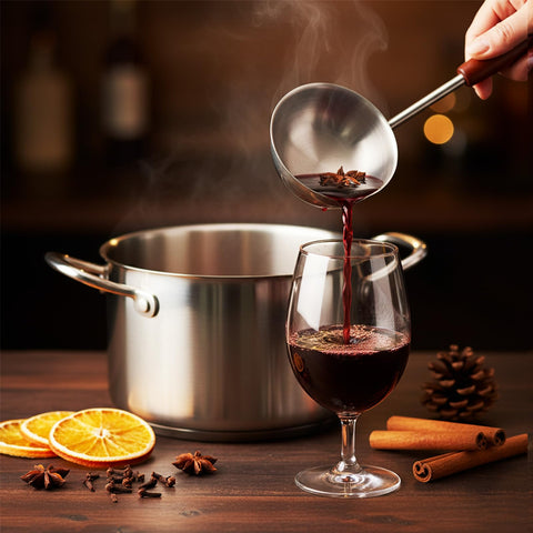 Apragaz Mulled Wine Spices Kit raisins, ginger, and almonds for texture.