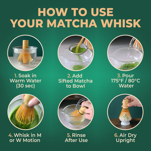 Aprika Life Matcha Whisk easy to clean and store after use