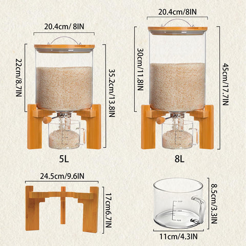 Wooden stand design in Aprilhp storage adds stability and style