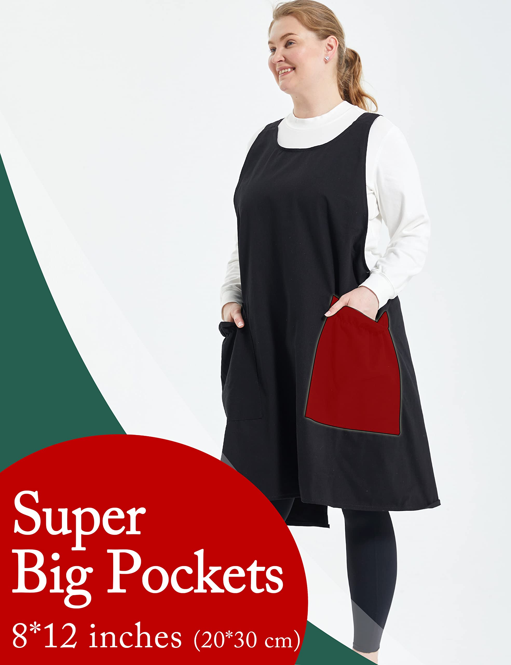 APRONNER apron featuring oversized pockets for tools and utensils during baking.