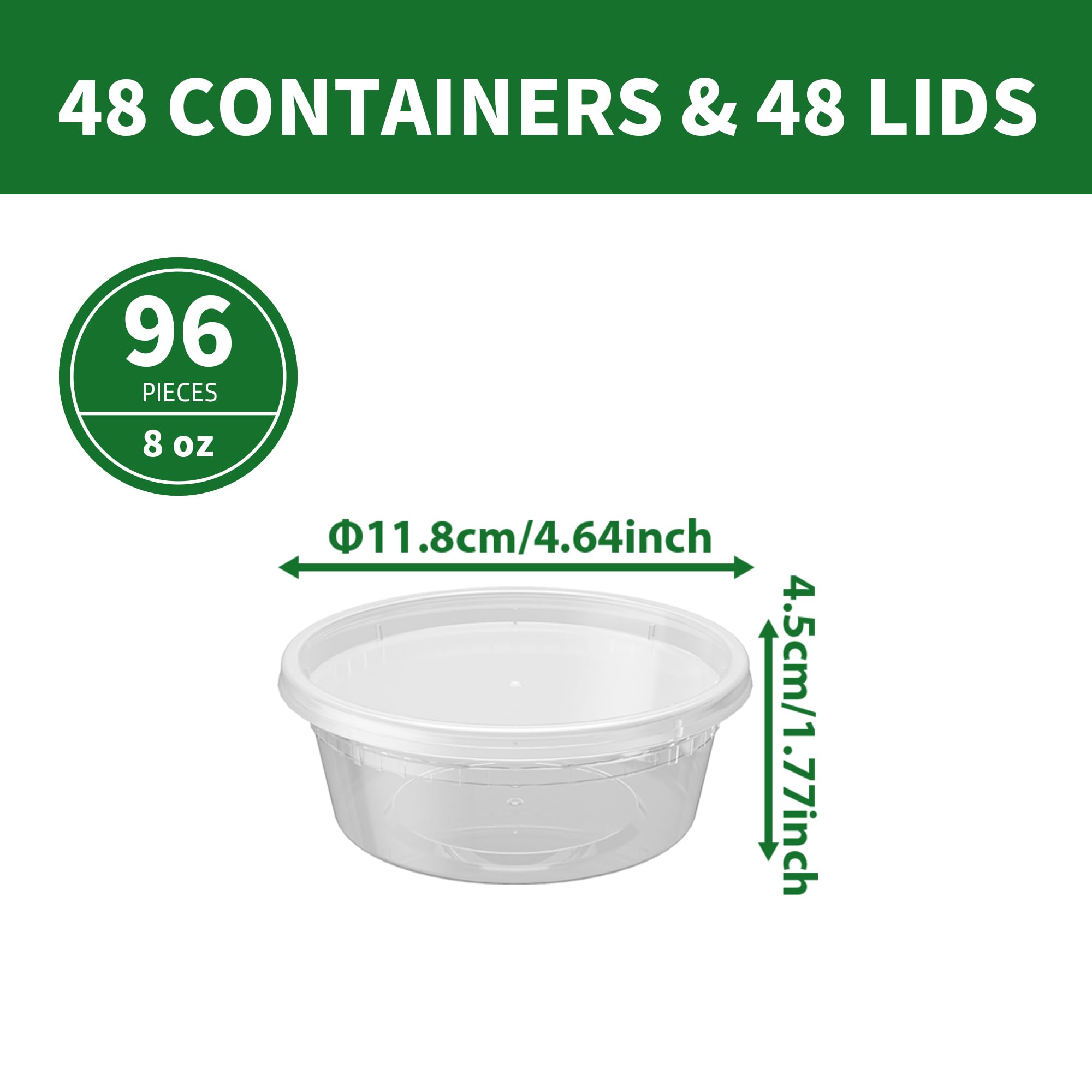 APSIC leakproof lids ensuring airtight freshness for deli containers.