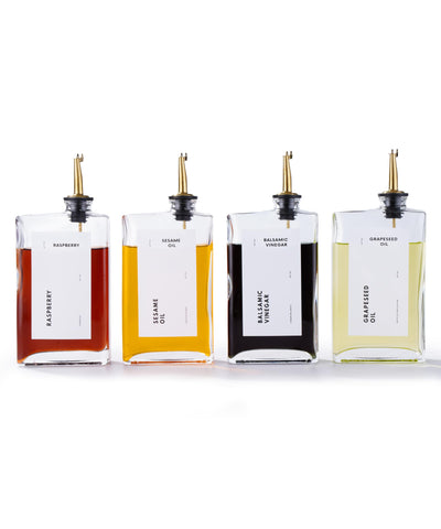 APT 1101 olive oil dispenser bottle with drip-free pourer for kitchen use